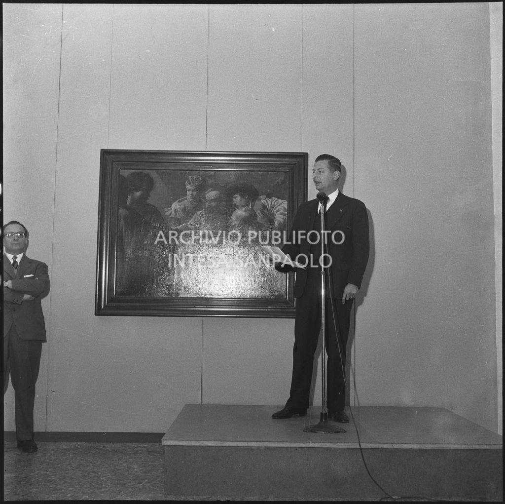 L'ambasciatore dei Paesi Bassi Hendrik Nicolaas Boon tiene un discorso in occasione della mostra "Rembrandt e il 600 olandese" a Milano<br>201215