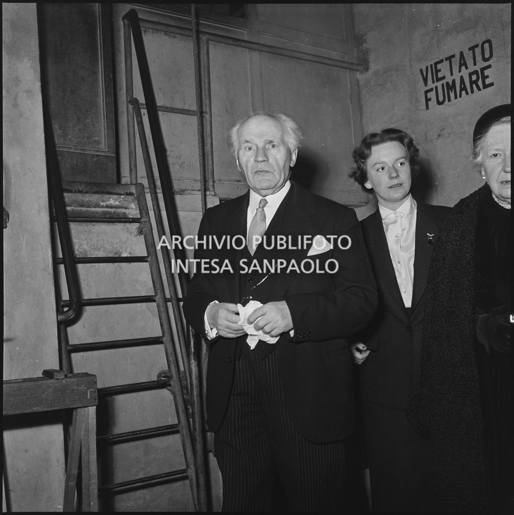 Il pianista tedesco Backhaus Wilhelm in occasione del concerto al Teatro Lirico di Milano<br>201651