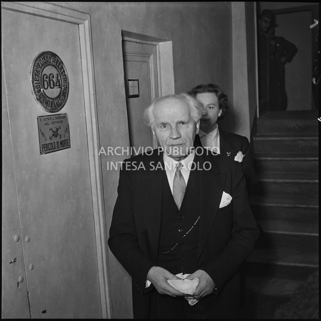 Il pianista tedesco Backhaus Wilhelm in occasione del concerto al Teatro Lirico di Milano<br>201657