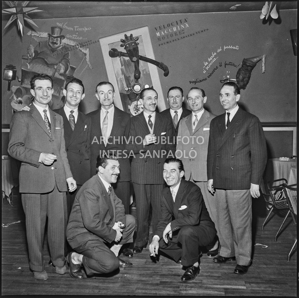 Foto di gruppo in occasione della festa dei parrucchieri dell'Unione Artigiani di Milano<br>201746