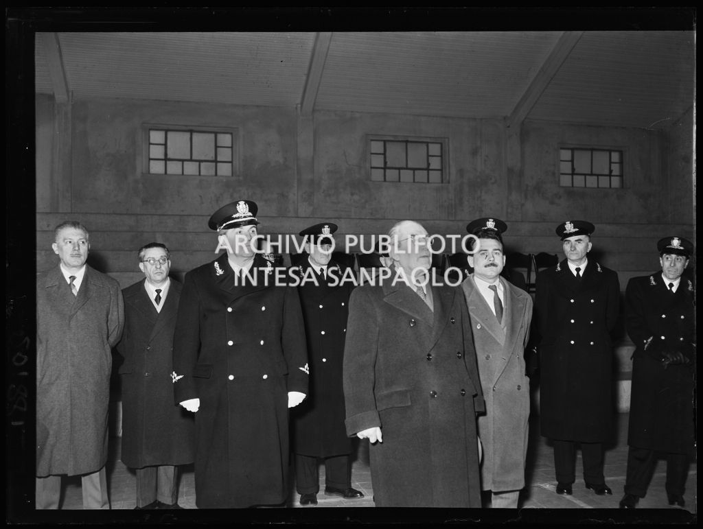 Il sindaco di Milano Virgilio Ferrari in visita ad una caserma<br>201881