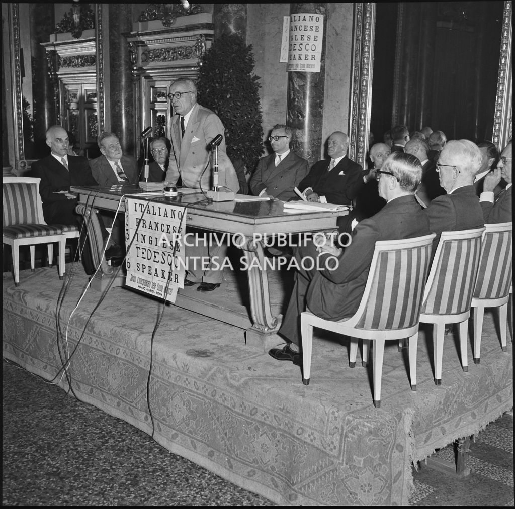 Discorso dell'onorevole Ezio Vigorelli in occasione della chiusura del Convegno Internazionale sulla Riforma dell'Arbitrato organizzato dal Centro Nazionale di Prevenzione e Difesa Sociale al Circolo della Stampa di Milano<br>217005