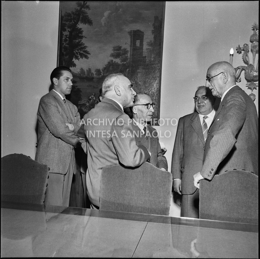 Inaugurazione della nuova sede della Banca Popolare Commercio e Industria in via Moscova 33 a Milano<br>217367