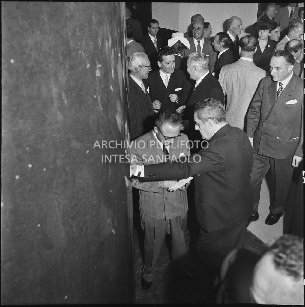 Evento di inaugurazione della nuova sede della Banca Popolare Commercio e Industria in via Moscova 33 a Milano<br>217383