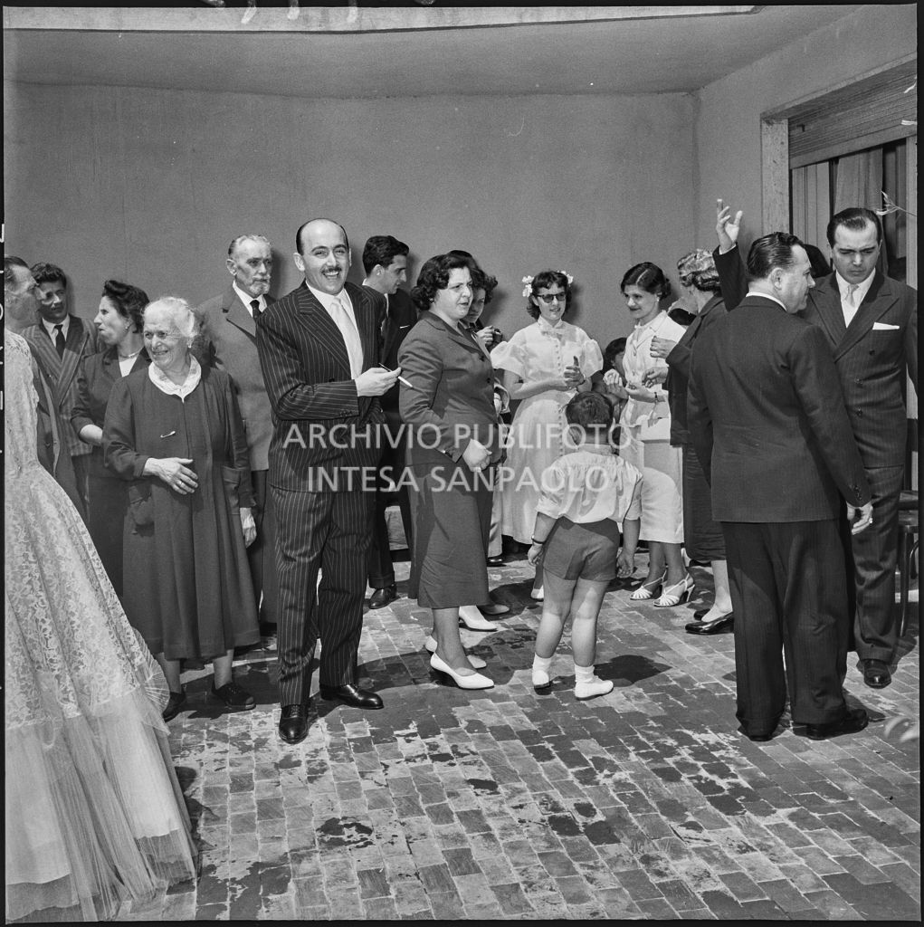 Ricevimento del matrimonio del dottor Della Croce celebrato nella Chiesa di San Protaso in via Osoppo a Milano<br>217473
