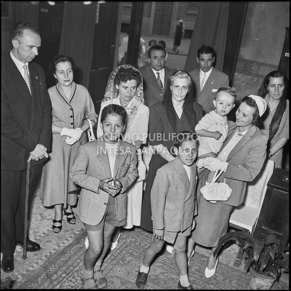 Un momento del battesimo della figlia del signor Bernardi<br>221838