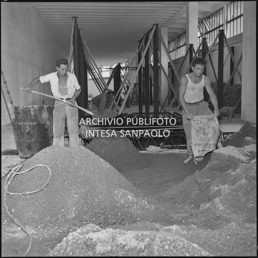 Lavori edili alla Triennale di Milano<br>221916