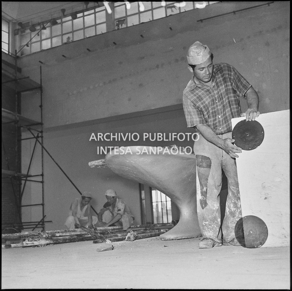 Lavori edili alla Triennale di Milano<br>221919