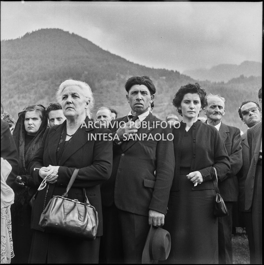 Partecipanti al funerale degli Alpini vittime della tragedia del passo del Gavia<br>222137