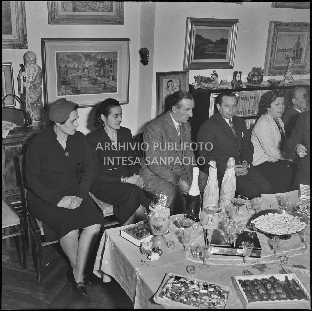 Ricevimento dopo il battesimo della nipote di Dino Villani<br>240384