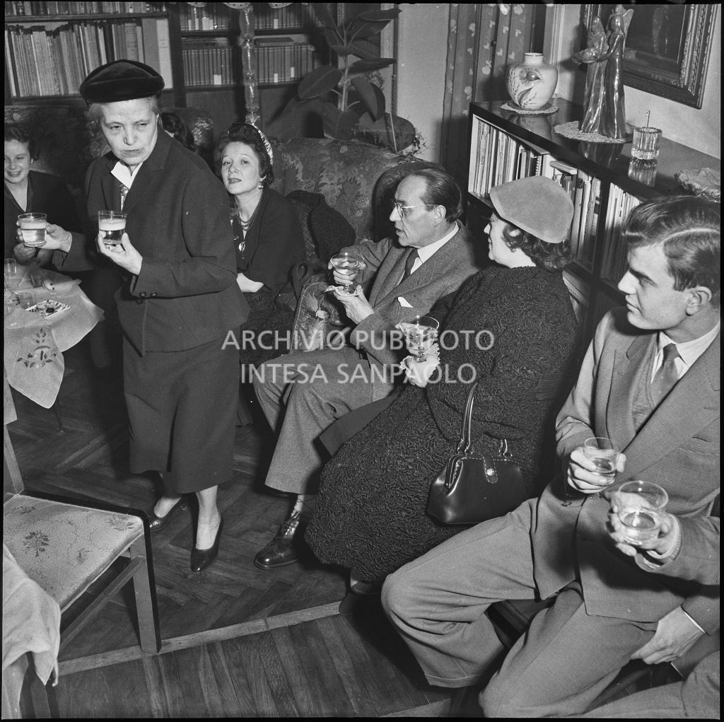 Ricevimento dopo il battesimo della nipote di Dino Villani<br>240392