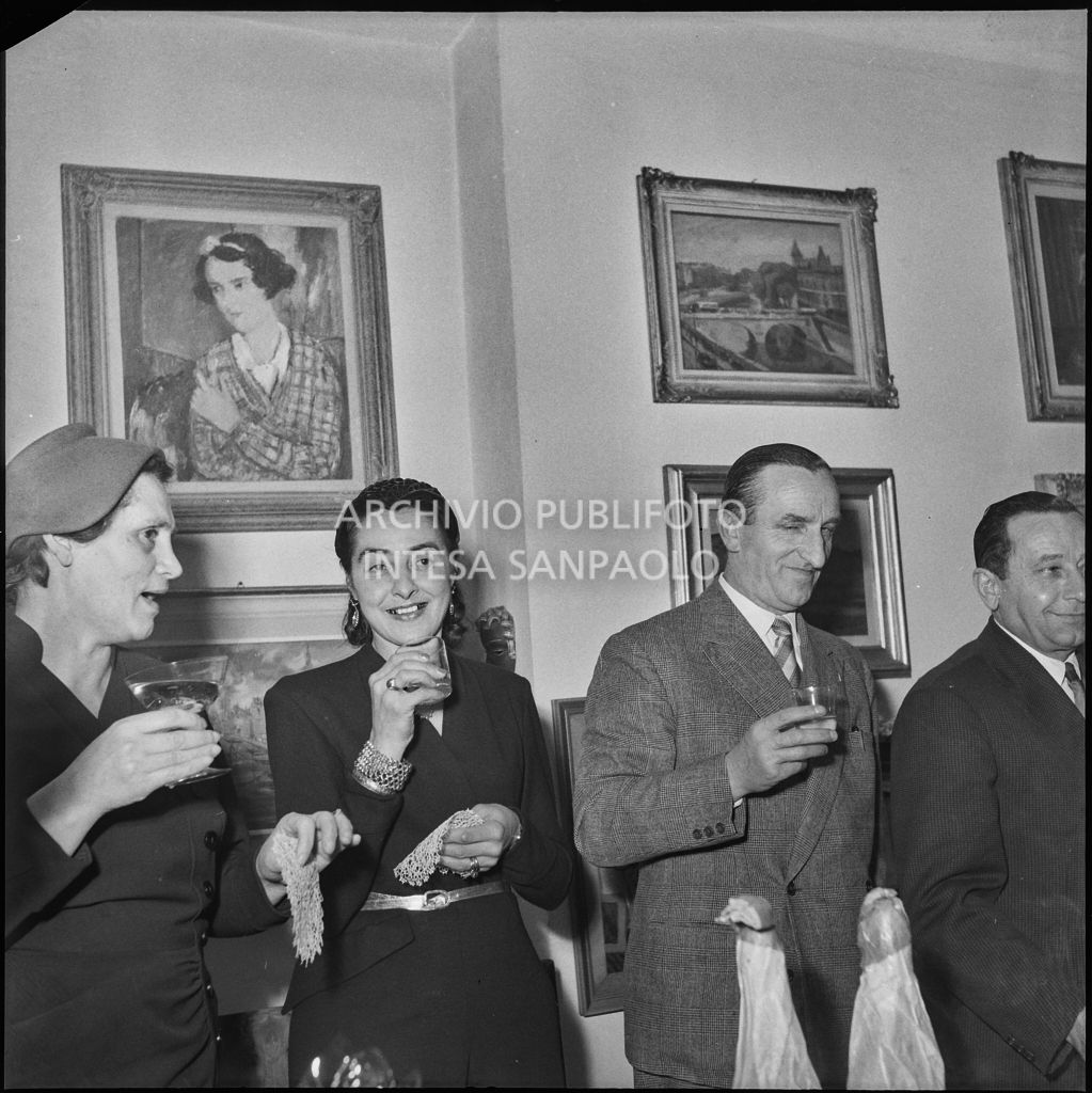 Ricevimento dopo il battesimo della nipote di Dino Villani<br>240395