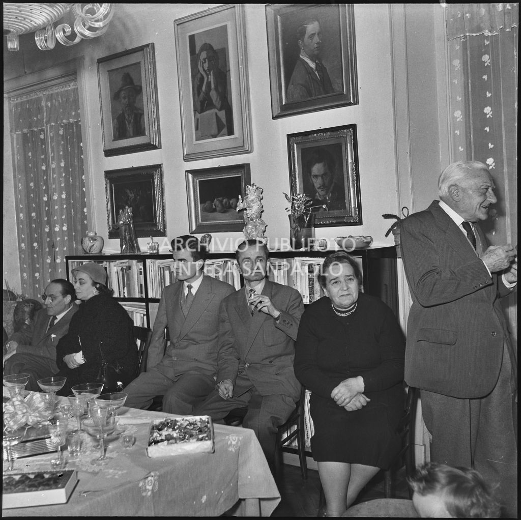 Ricevimento dopo il battesimo della nipote di Dino Villani<br>240396