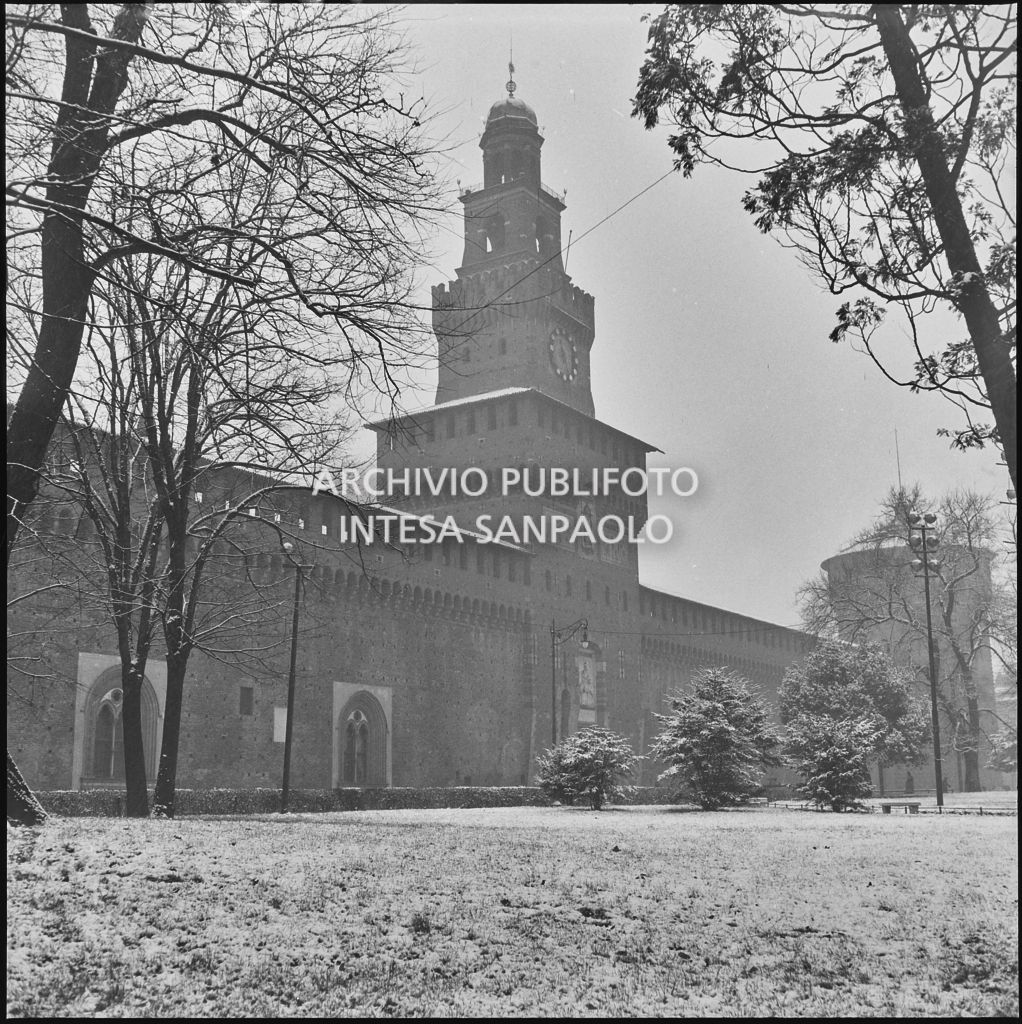 La Torre del Filarete del Castello Sforzesco di Milano<br>240414