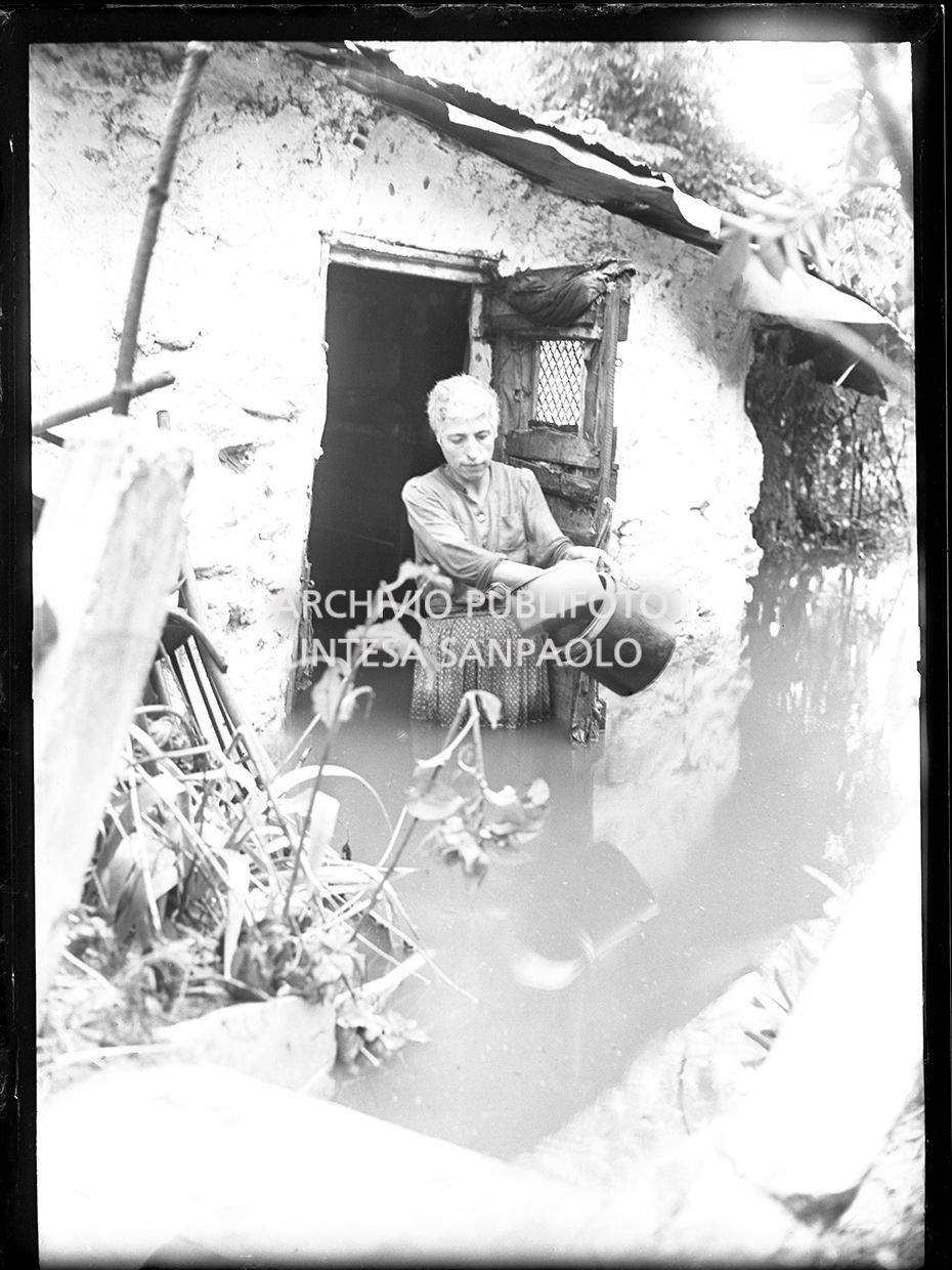 La città allagata in seguito ad alluvione