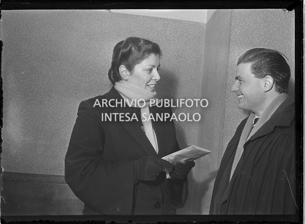 Caterina Fort al processo in Corte d'Assise a Milano, in compagnia dell'avvocato Rossi, suo difensore<br>64248