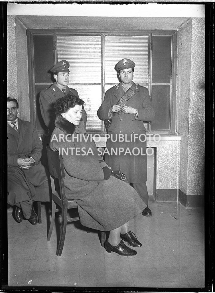 Anna Fort, sorella dell'imputata Caterina, al processo in Corte d'Assise a Milano<br>64292