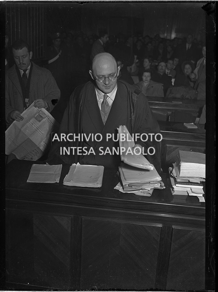 Antonio Marsico, uno degli avvocati difensori di Caterina Fort, in aula al Tribunale di Milano<br>64330
