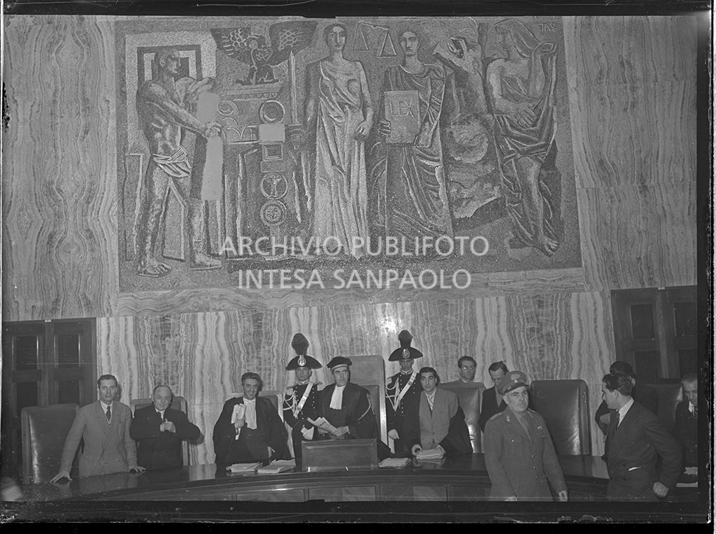 La Corte d'Assise del processo a Caterina Fort in aula<br>64345