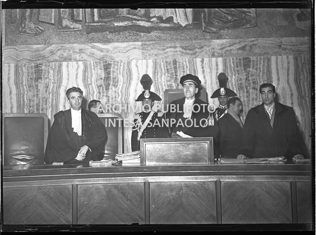 La Corte d'Assise del processo a Caterina Fort in aula<br>64347
