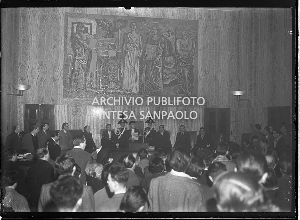 Lettura della sentenza della Corte d'Assise del processo a Caterina Fort<br>64350