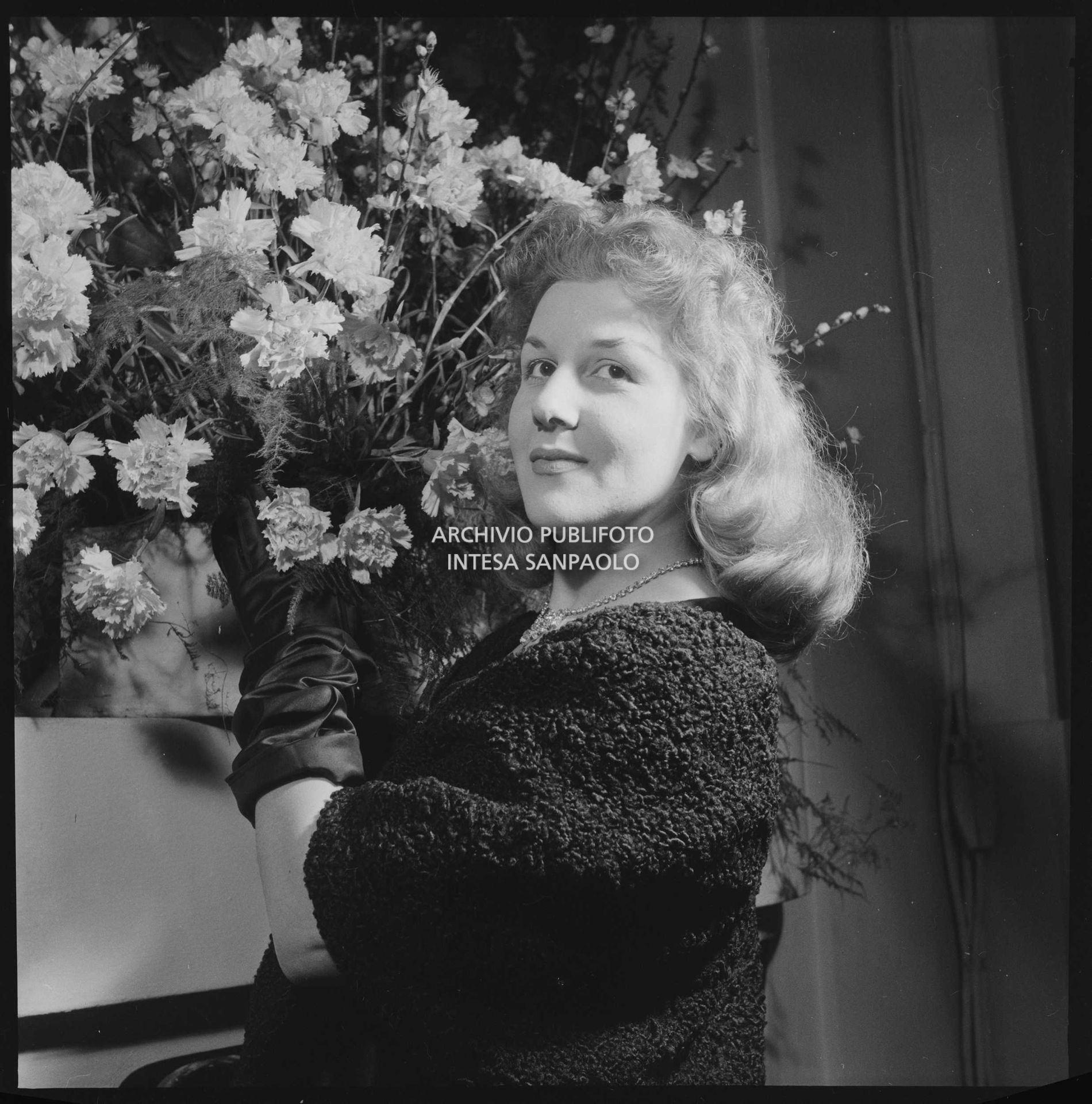 Fiorella Bini al VII Festival della canzone italiana di Sanremo