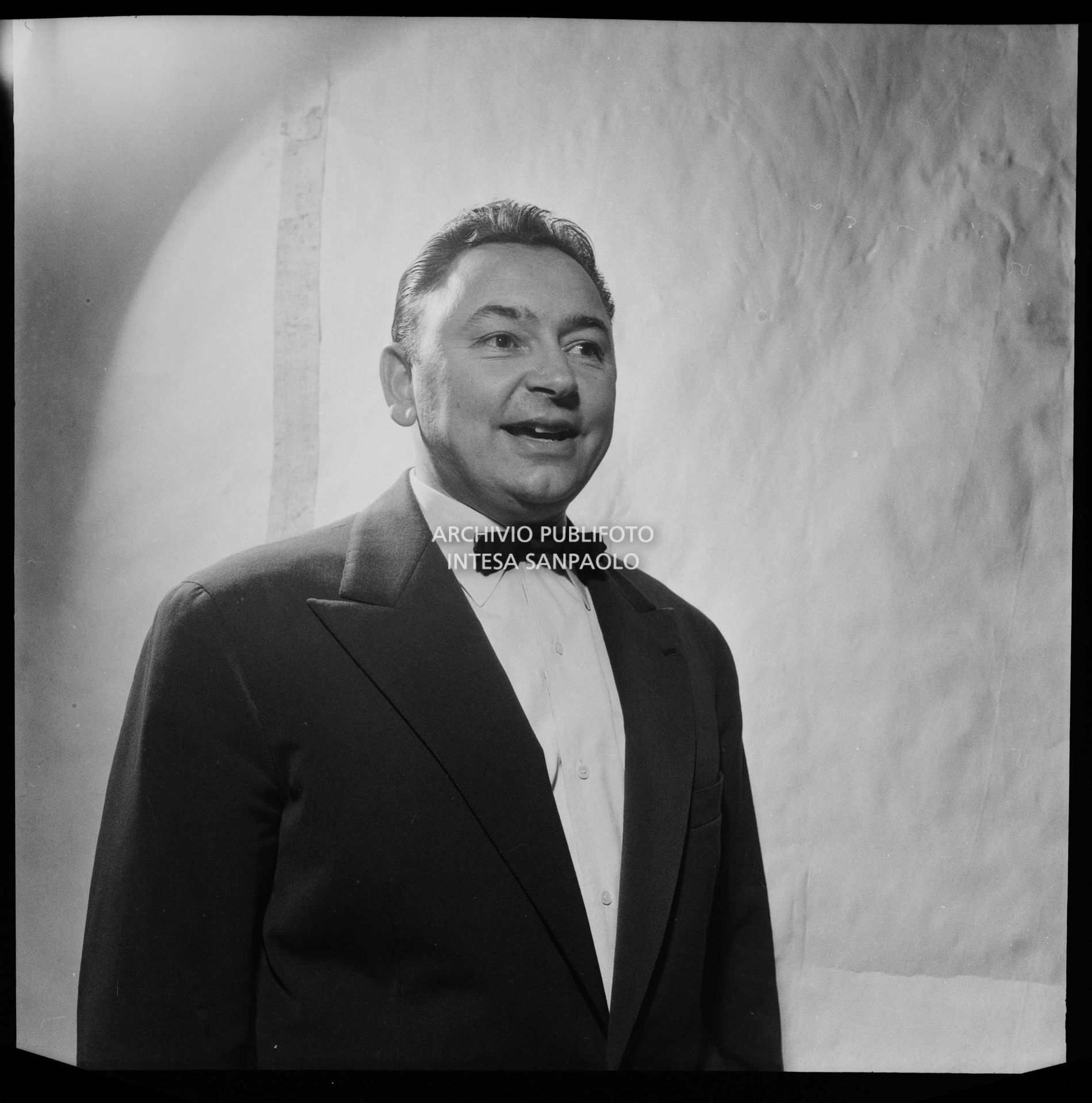 Giorgio Consolini al VII Festival della canzone italiana di Sanremo