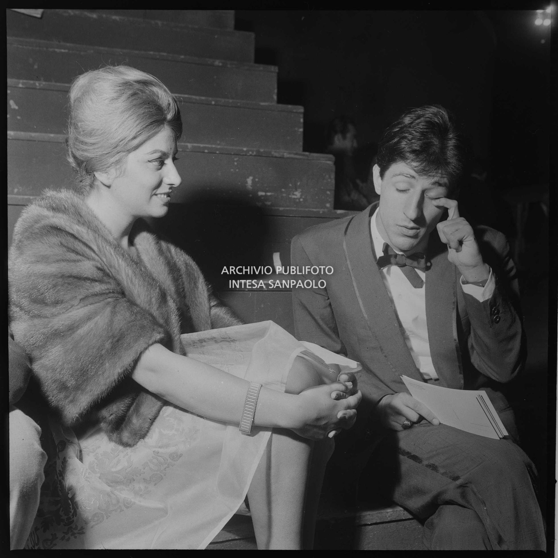 Giorgio Gaber e Miranda Martino al XI Festival della canzone italiana di Sanremo