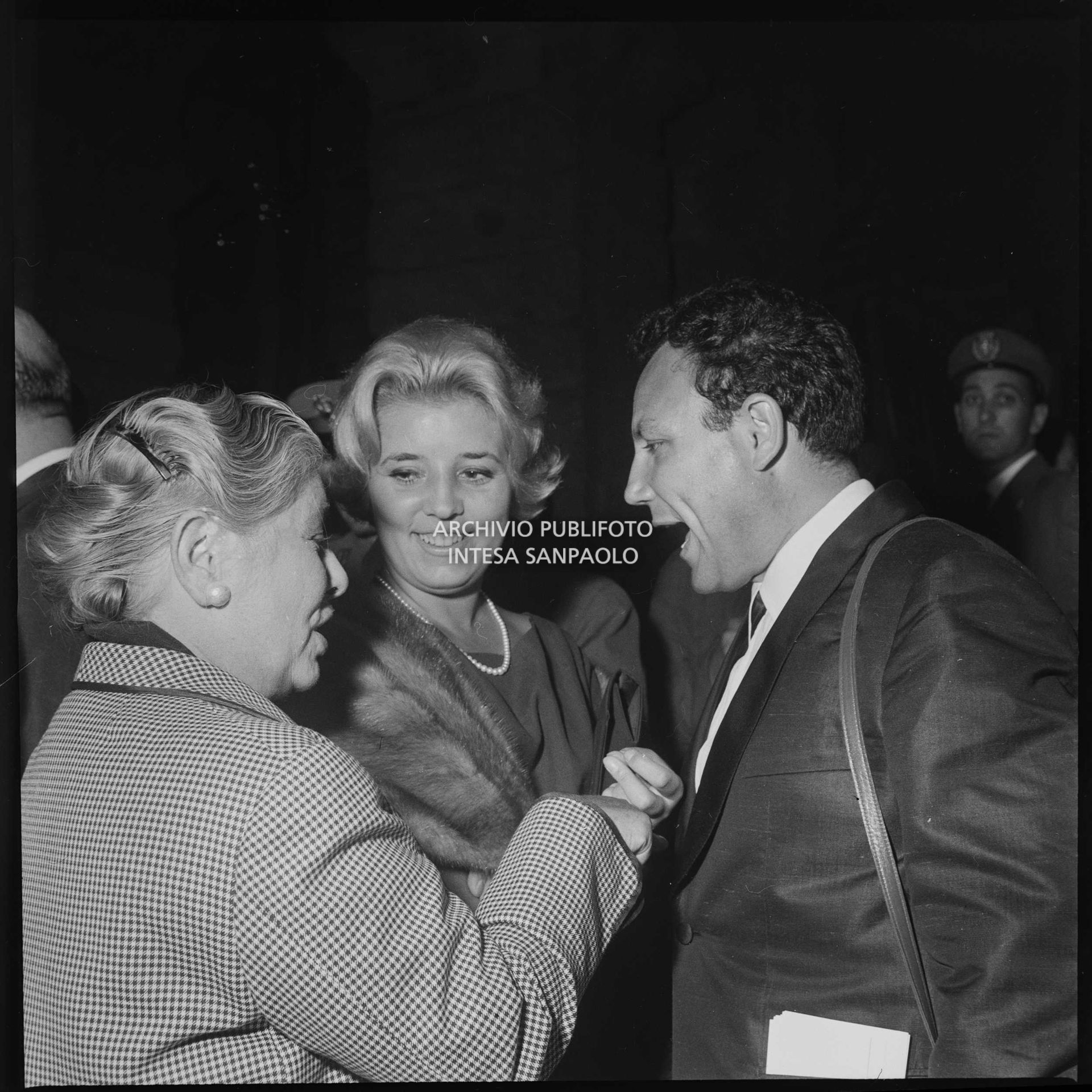 Wilma De Angelis e Claudio Villa al Festival della canzone italiana di Sanremo