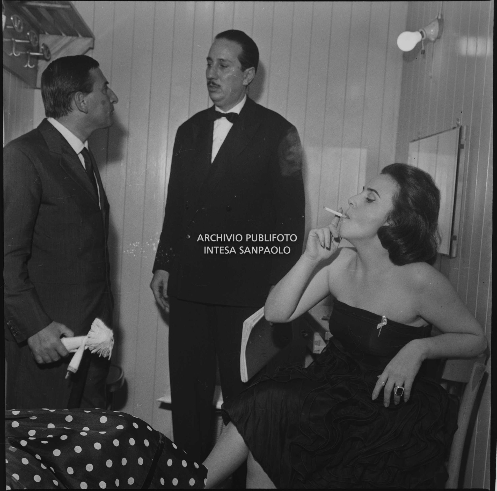 Jula De Palma, Giorni Kramer e Renato Rascel al X Festival della canzone italiana di Sanremo