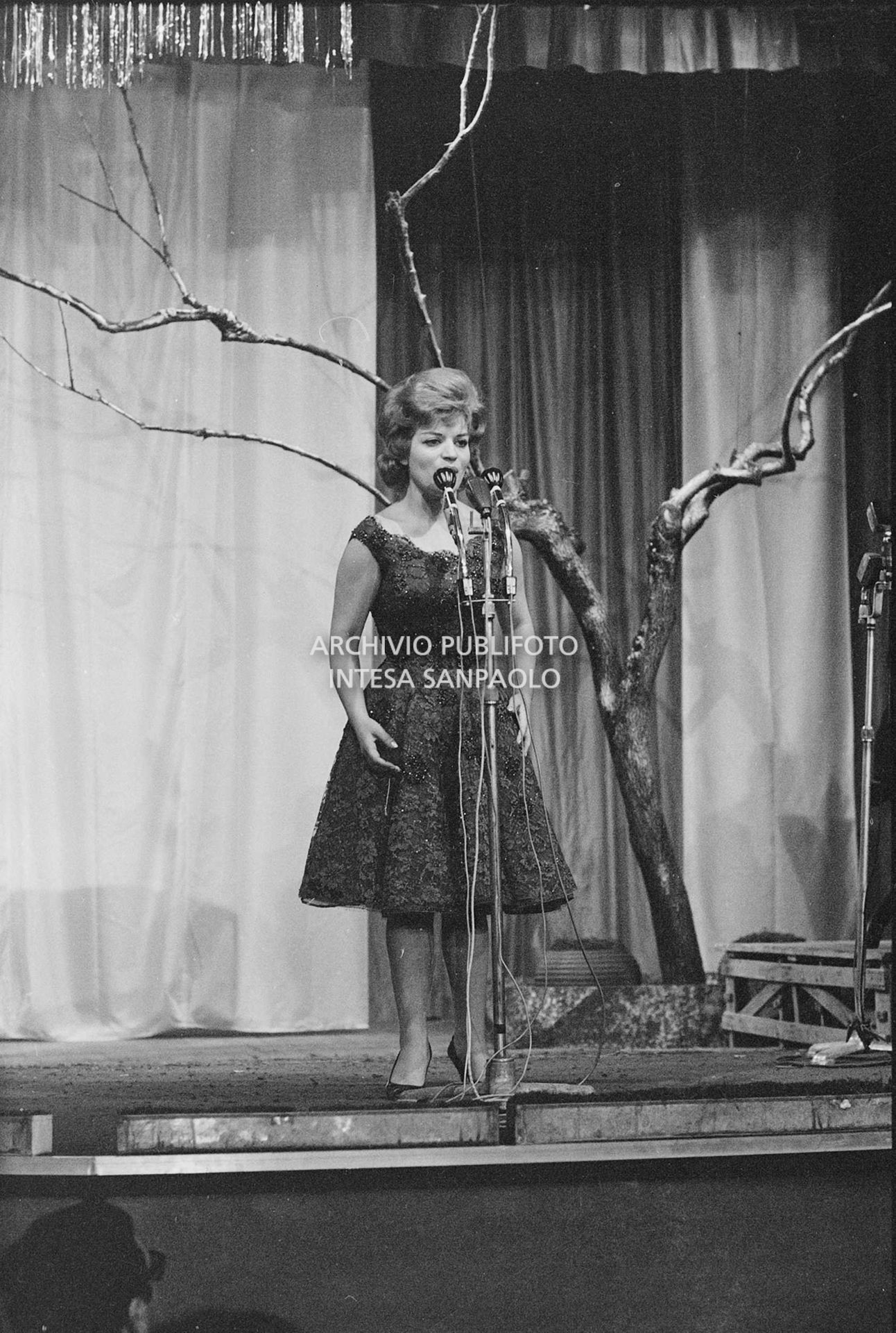Lucia Altieri al XII Festival della canzone italiana di Sanremo