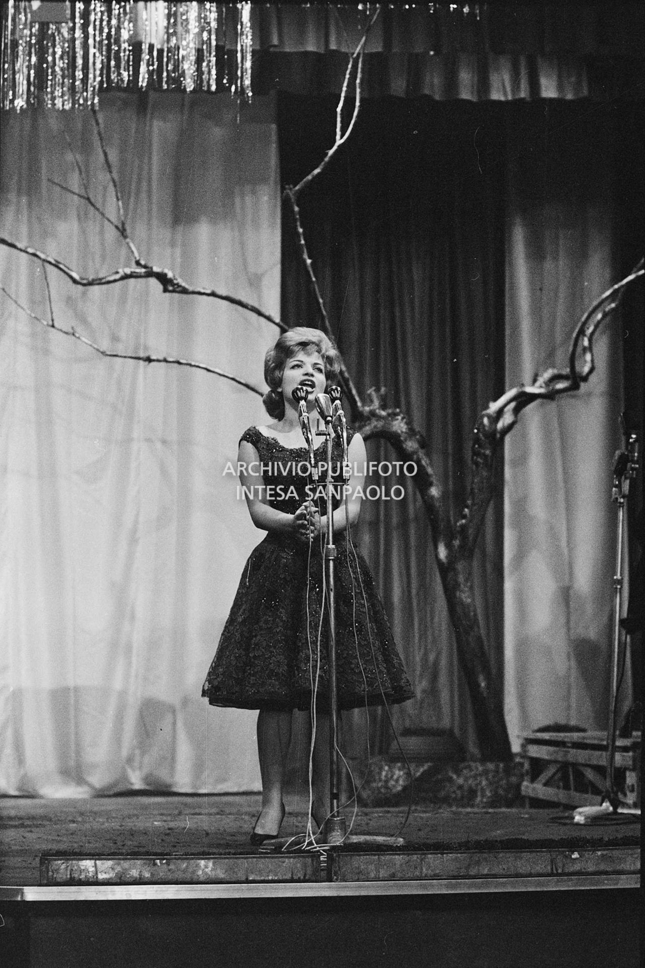 Lucia Altieri al XII Festival della canzone italiana di Sanremo