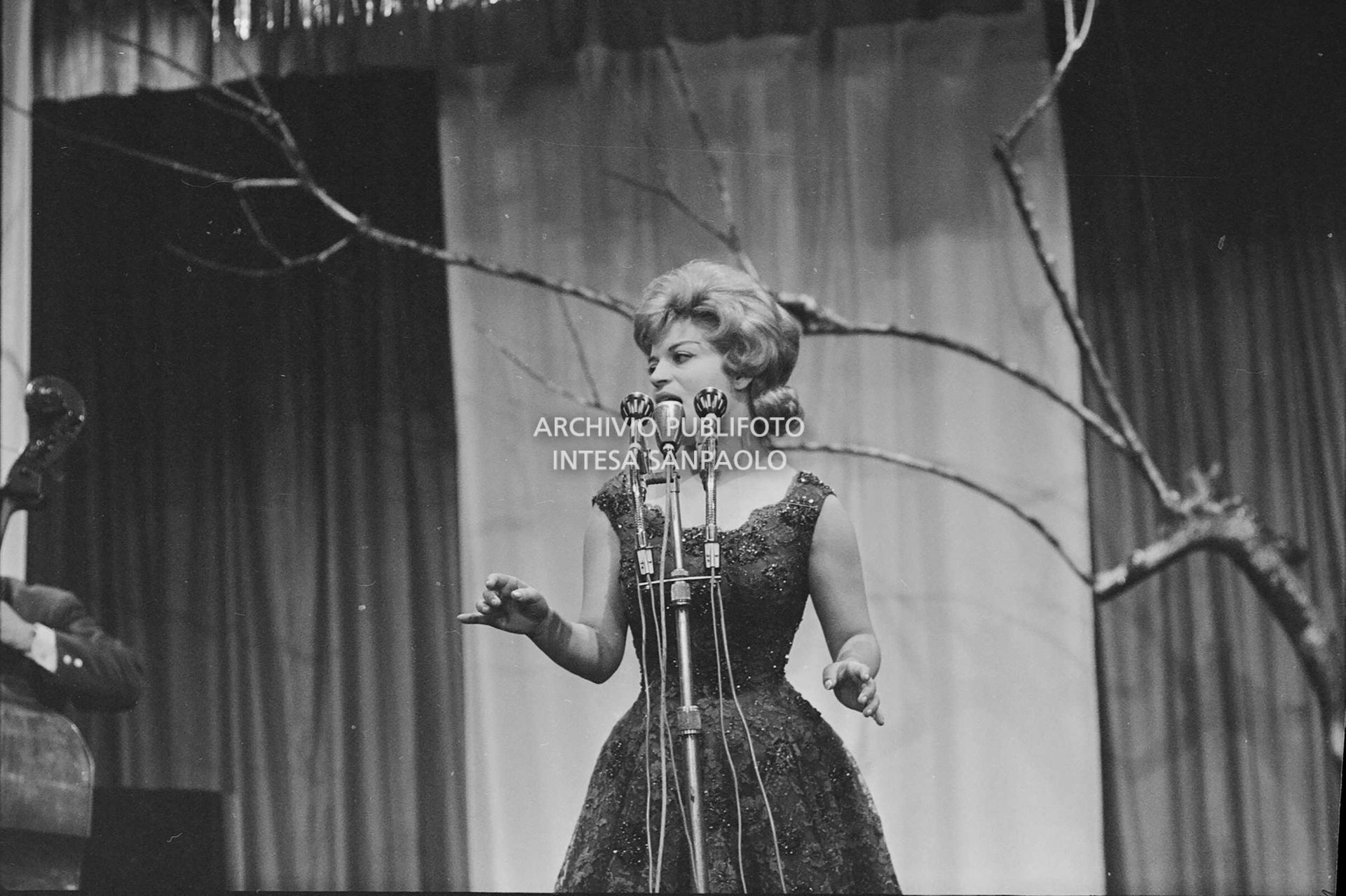 Lucia Altieri al XII Festival della canzone italiana di Sanremo