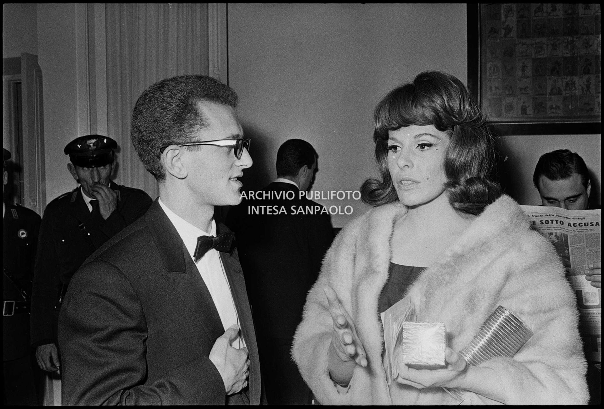 Ornella Vanoni con John Foster al XV Festival della canzone italiana di Sanremo