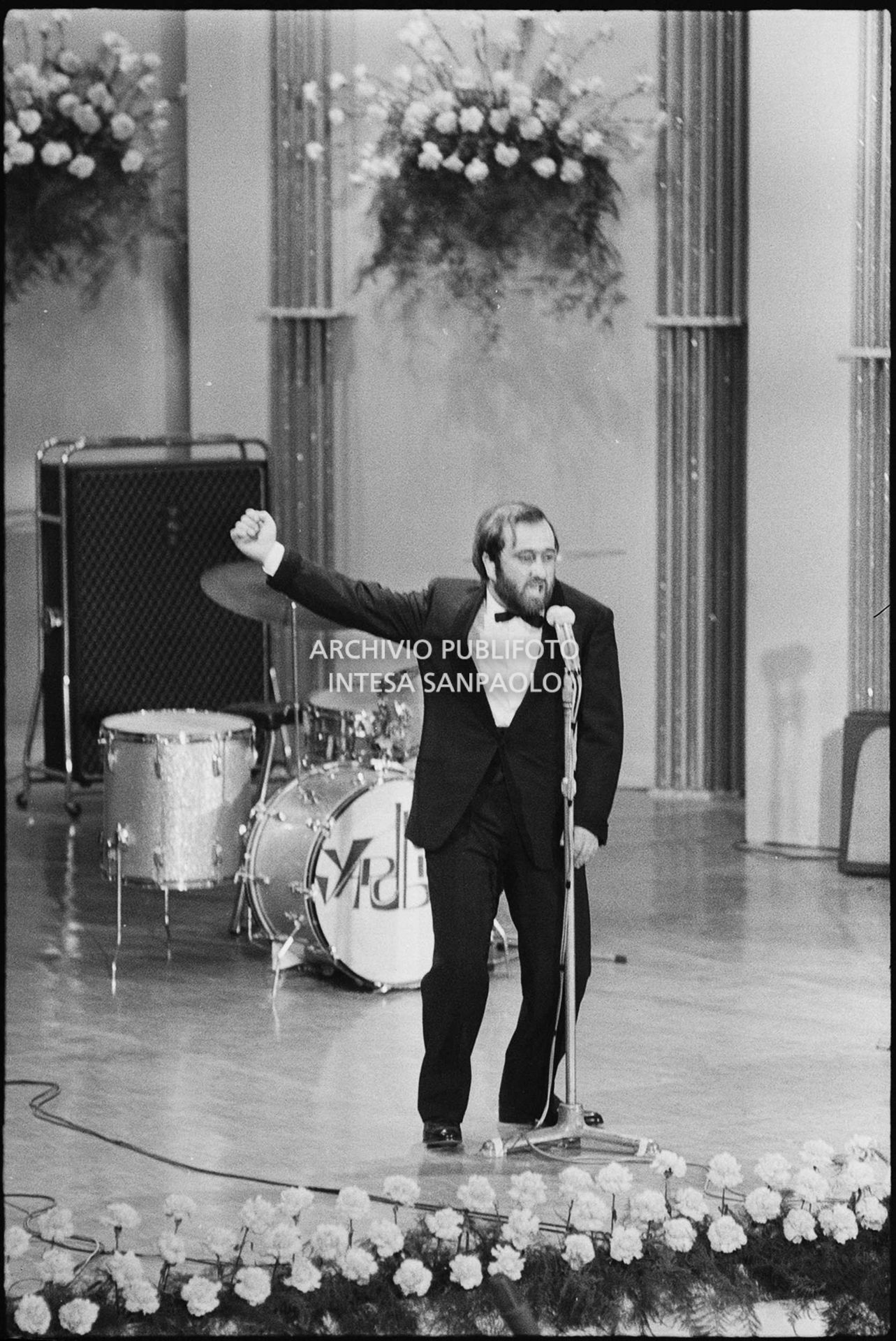 Lucio Dalla al XVI Festival della canzone italiana di Sanremo