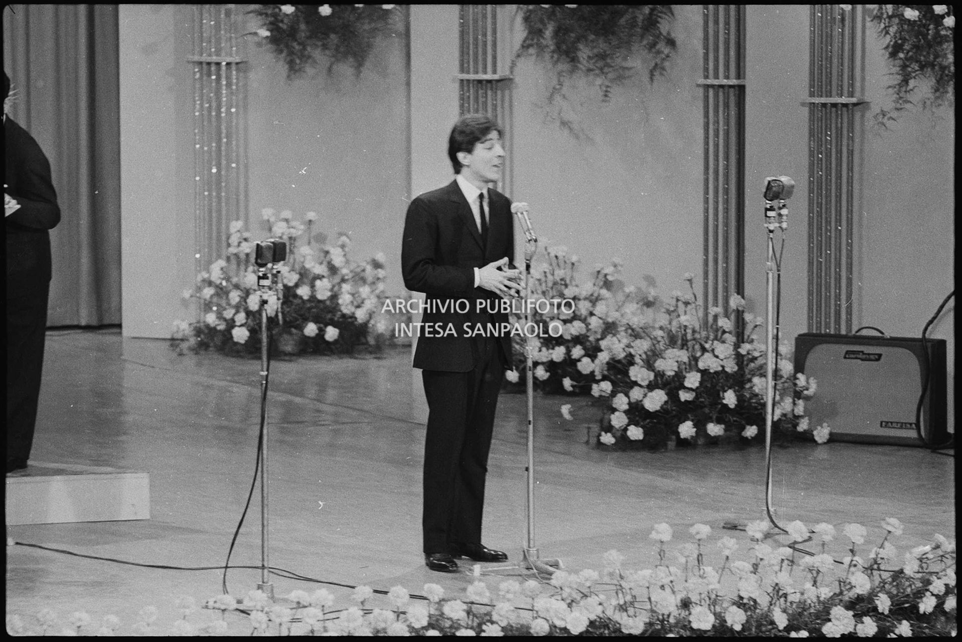 Giorgio Gaber al XVI Festival della canzone italiana di Sanremo