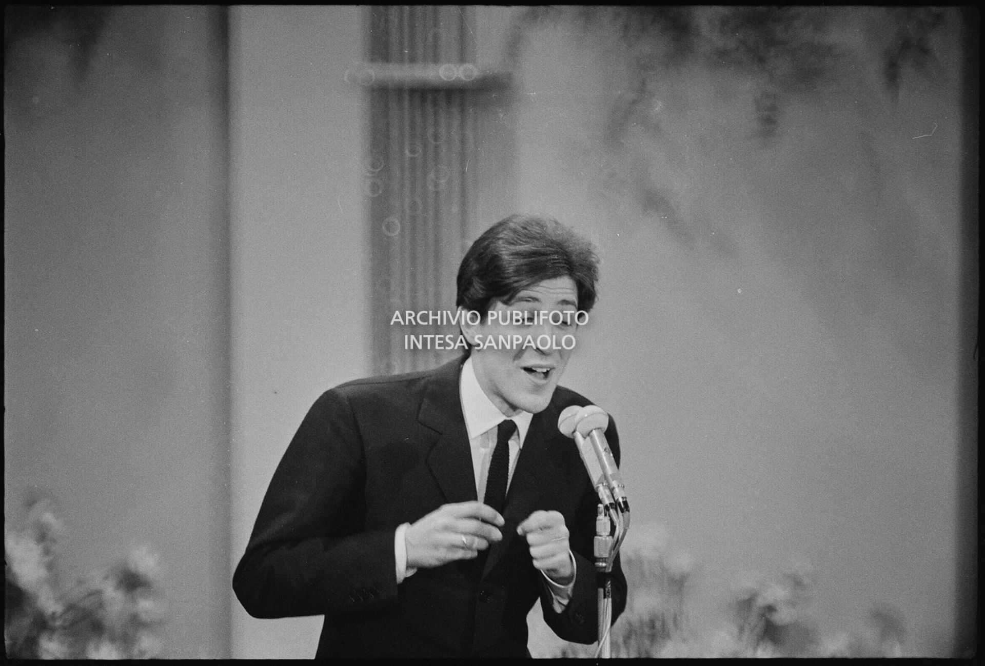 Giorgio Gaber al XVI Festival della canzone italiana di Sanremo