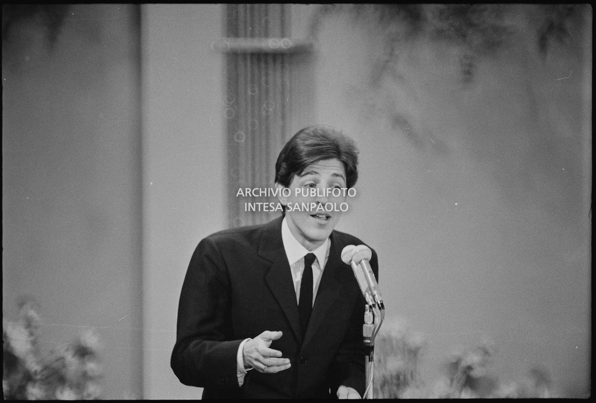 Giorgio Gaber al XVI Festival della canzone italiana di Sanremo