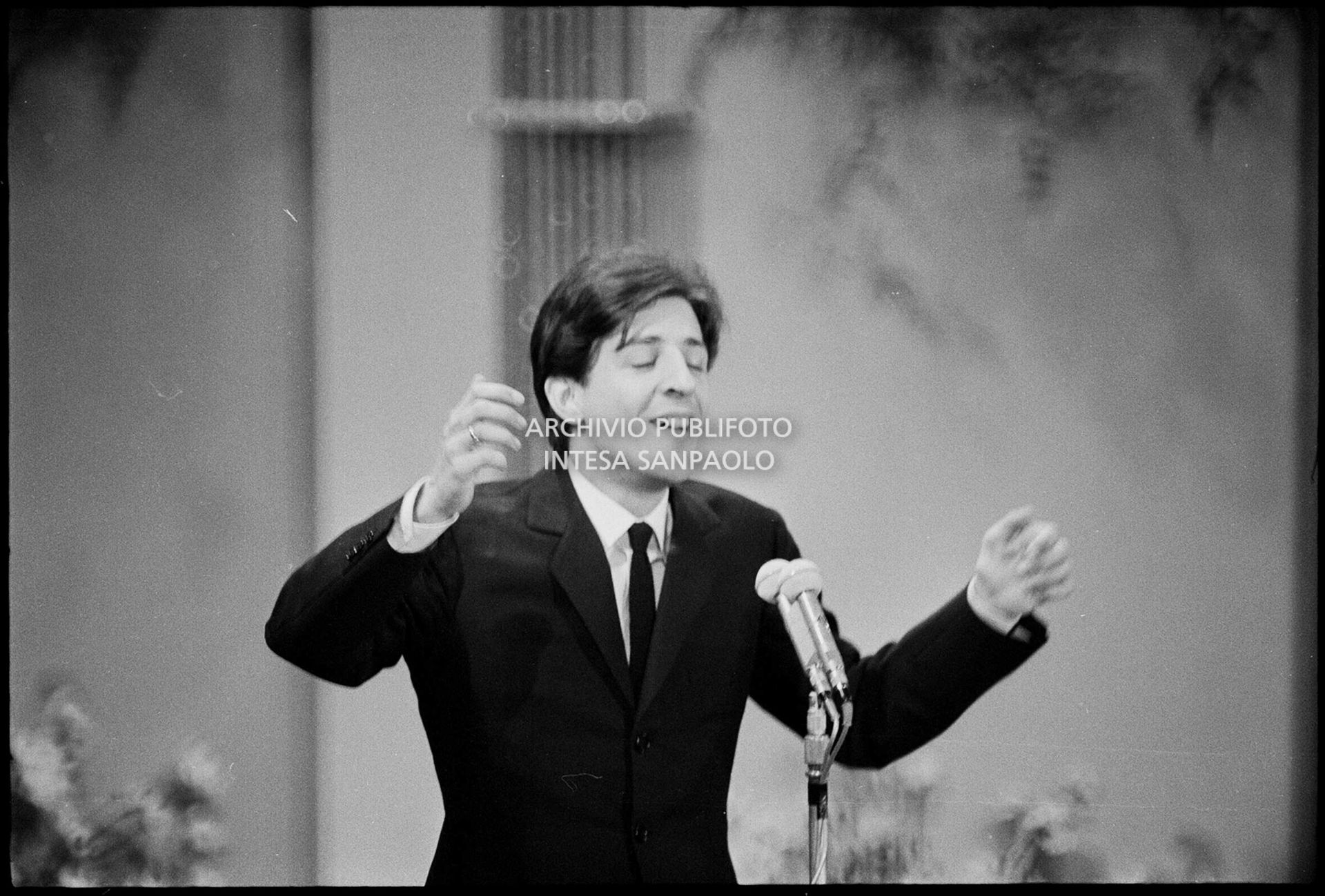 Giorgio Gaber al XVI Festival della canzone italiana di Sanremo