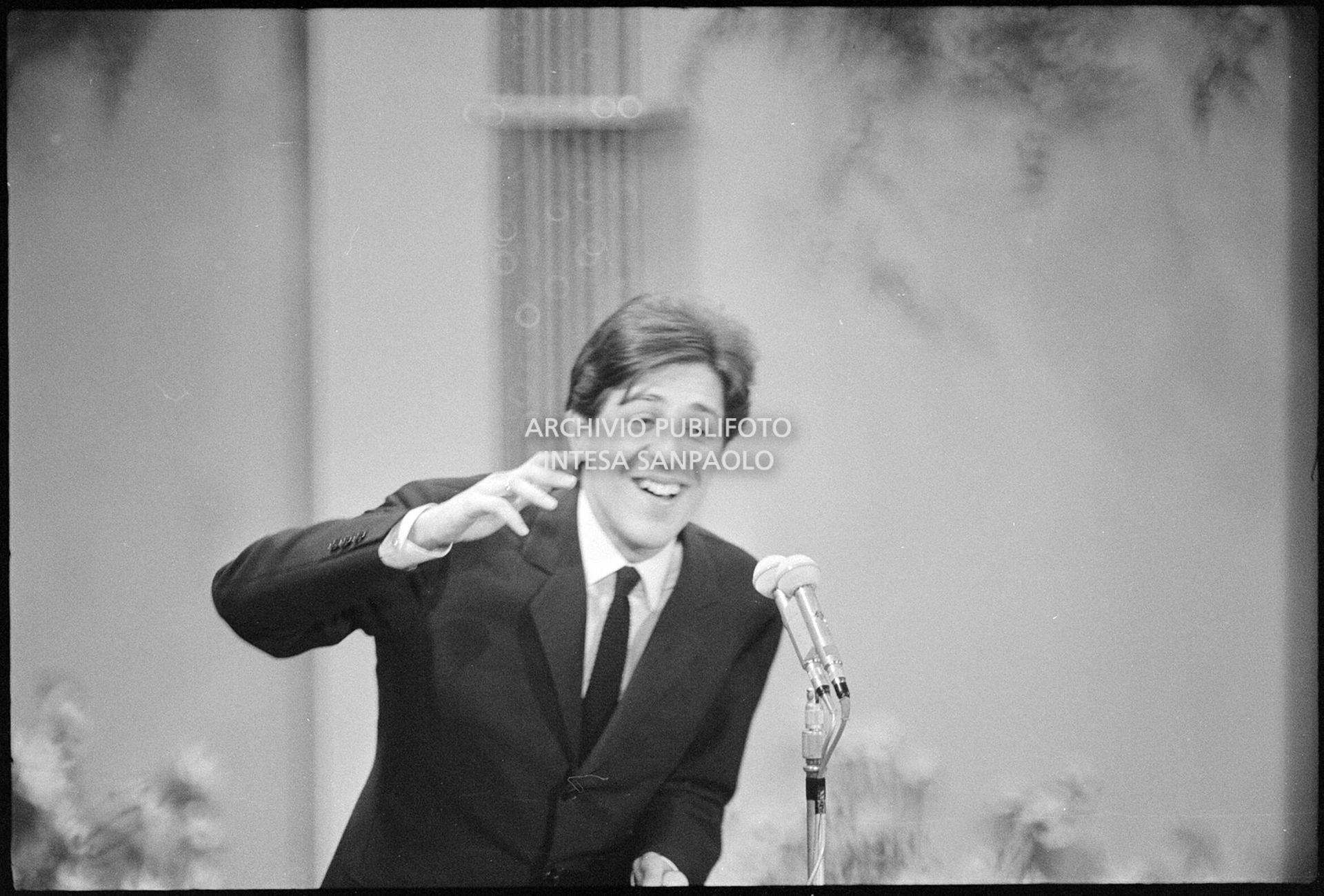 Giorgio Gaber al XVI Festival della canzone italiana di Sanremo