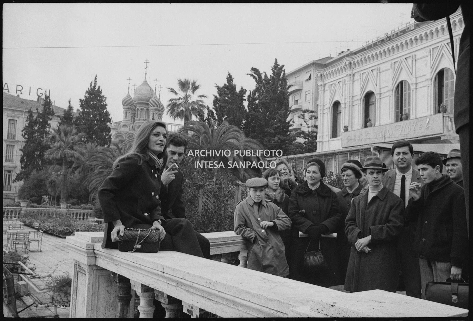 Dalida e Luigi Tenco ritratti nei giorni del XVII Festival di Sanremo
