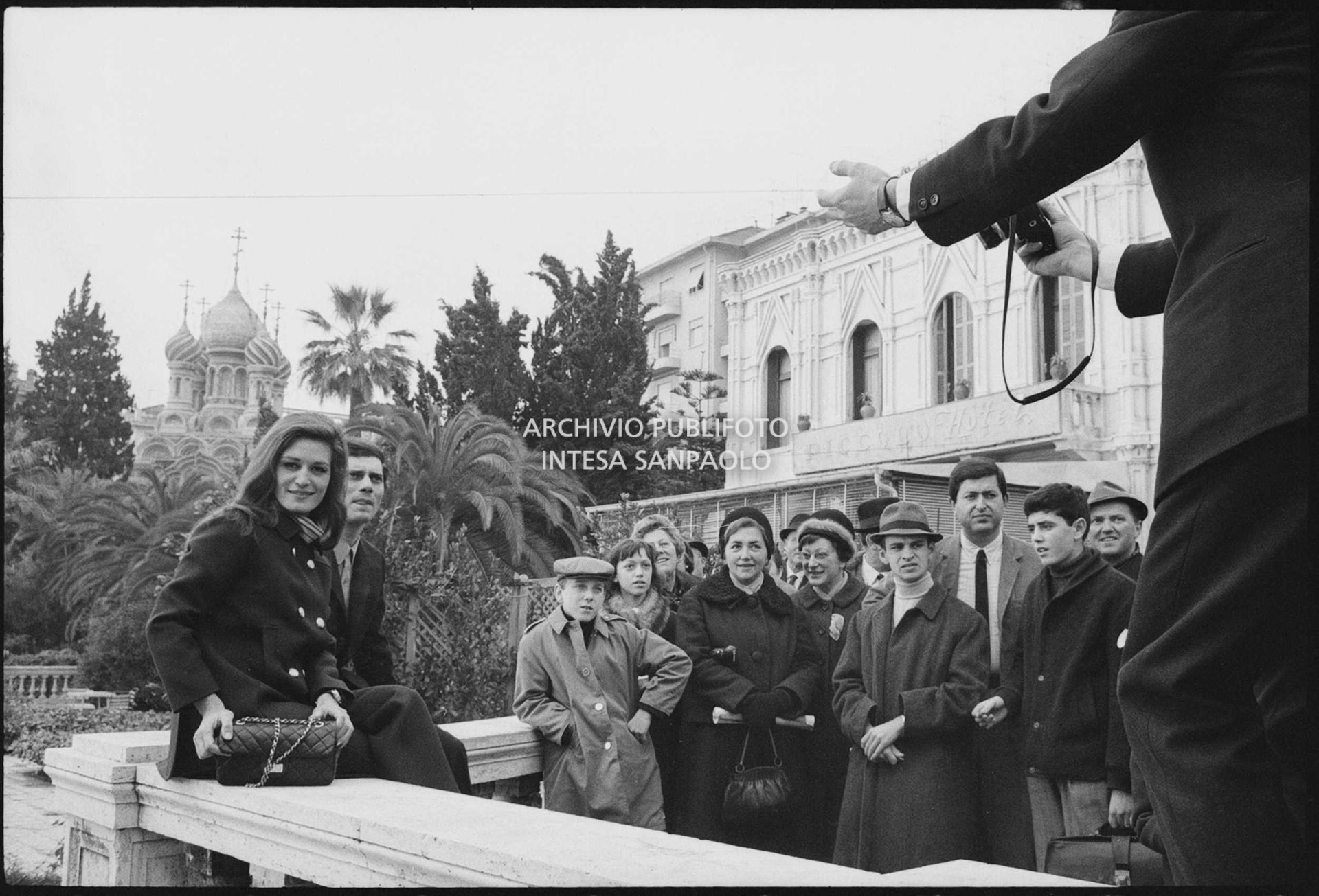 Dalida e Luigi Tenco ritratti nei giorni del XVII Festival di Sanremo