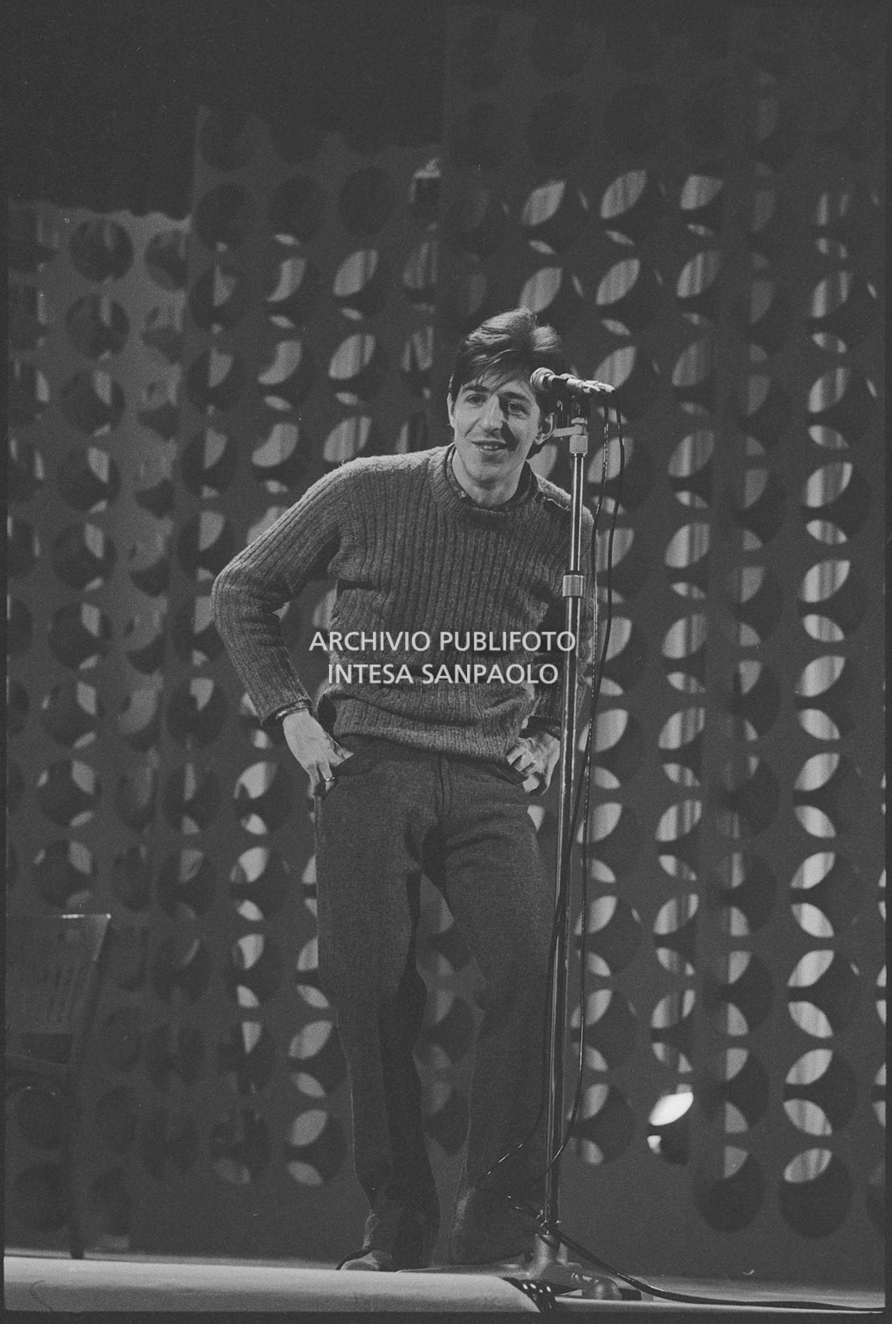 Giorgio Gaber al XVII Festival della canzone italiana di Sanremo