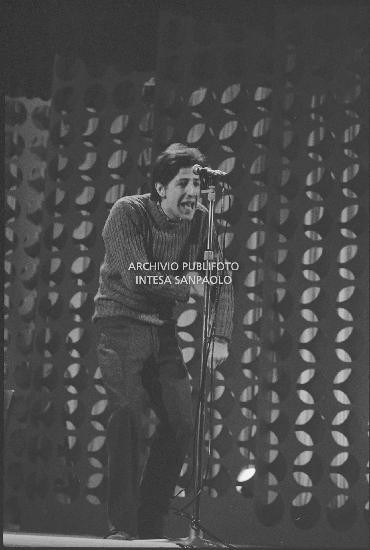 Giorgio Gaber al XVII Festival della canzone italiana di Sanremo