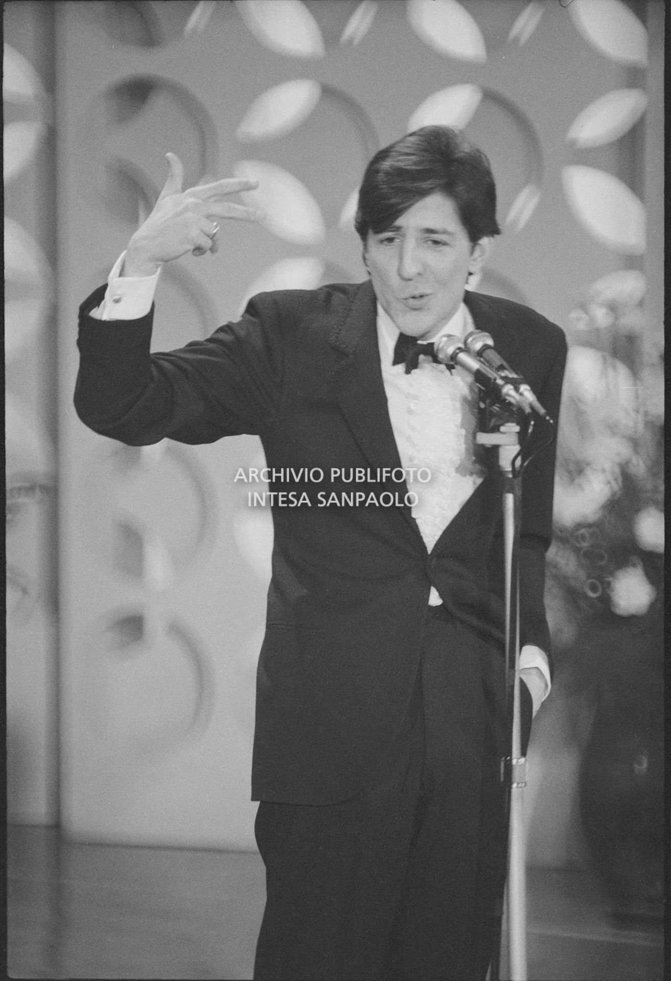 Giorgio Gaber al XVII Festival della canzone italiana di Sanremo
