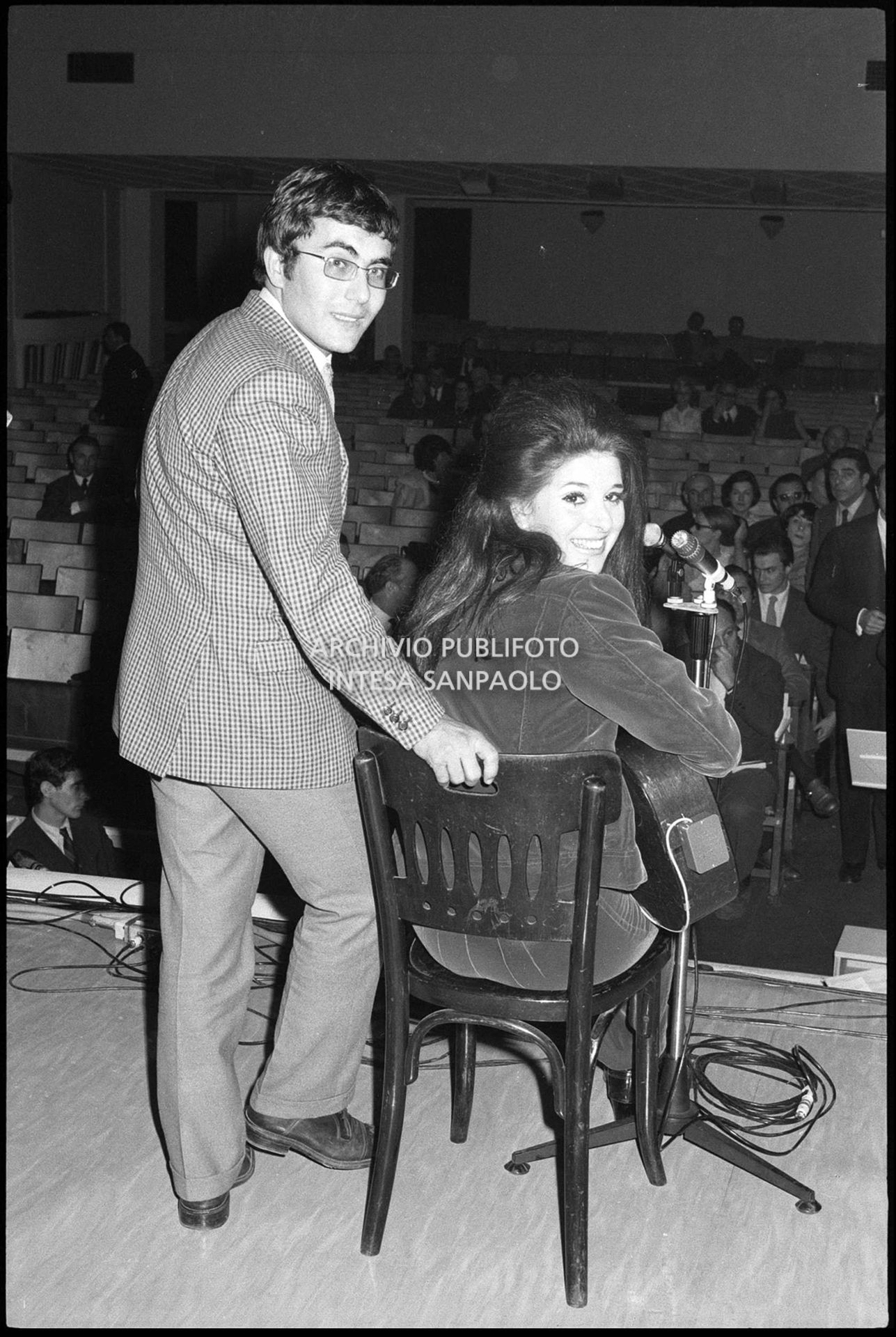 Bobbie Gentry e Al Bano al XVIII Festival della canzone italiana di Sanremo