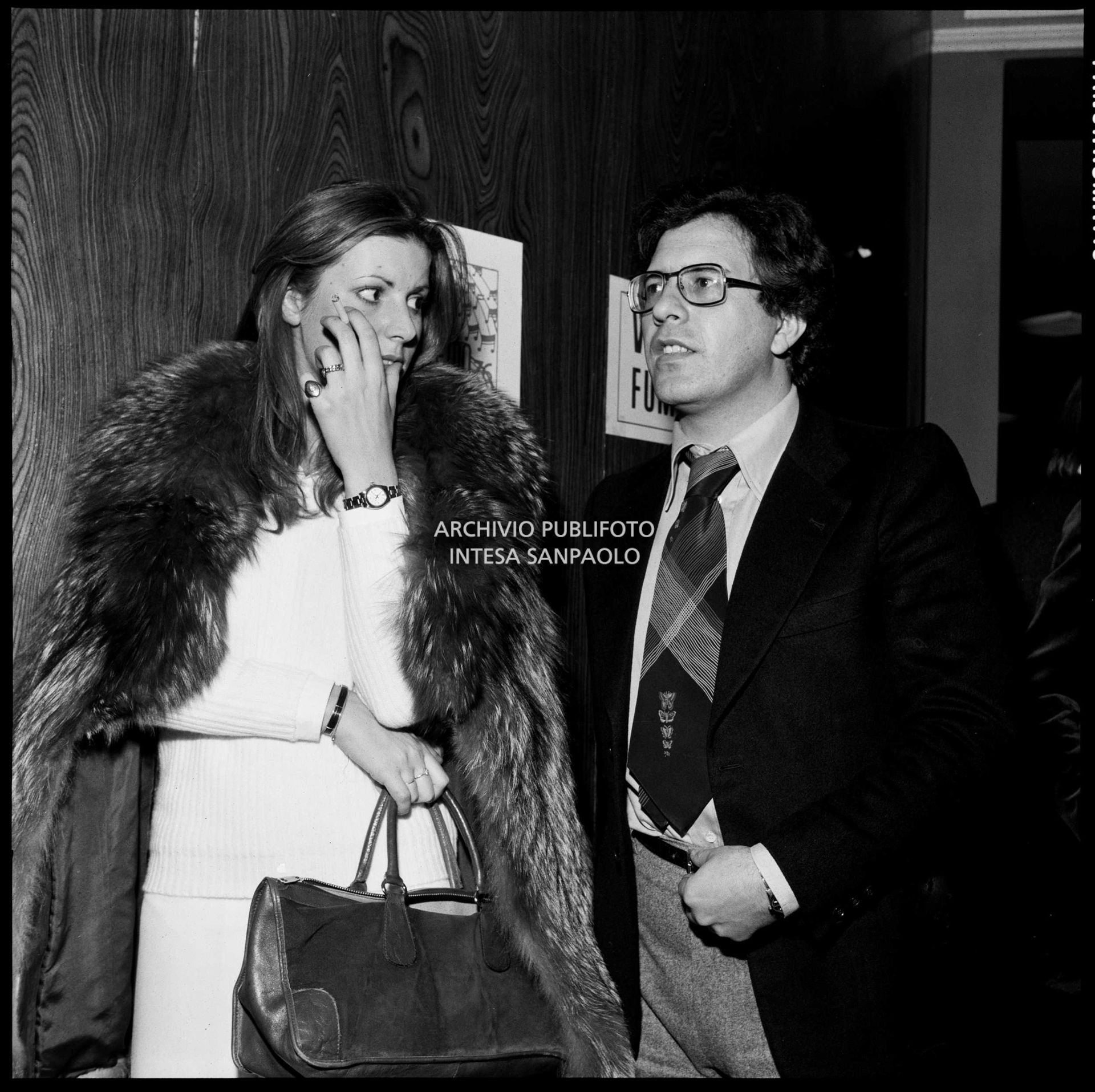 Peppino di Capri, vincitore del XXVI Festival della canzone italiana di Sanremo, con la fidanzata Giuliana Gagliardi