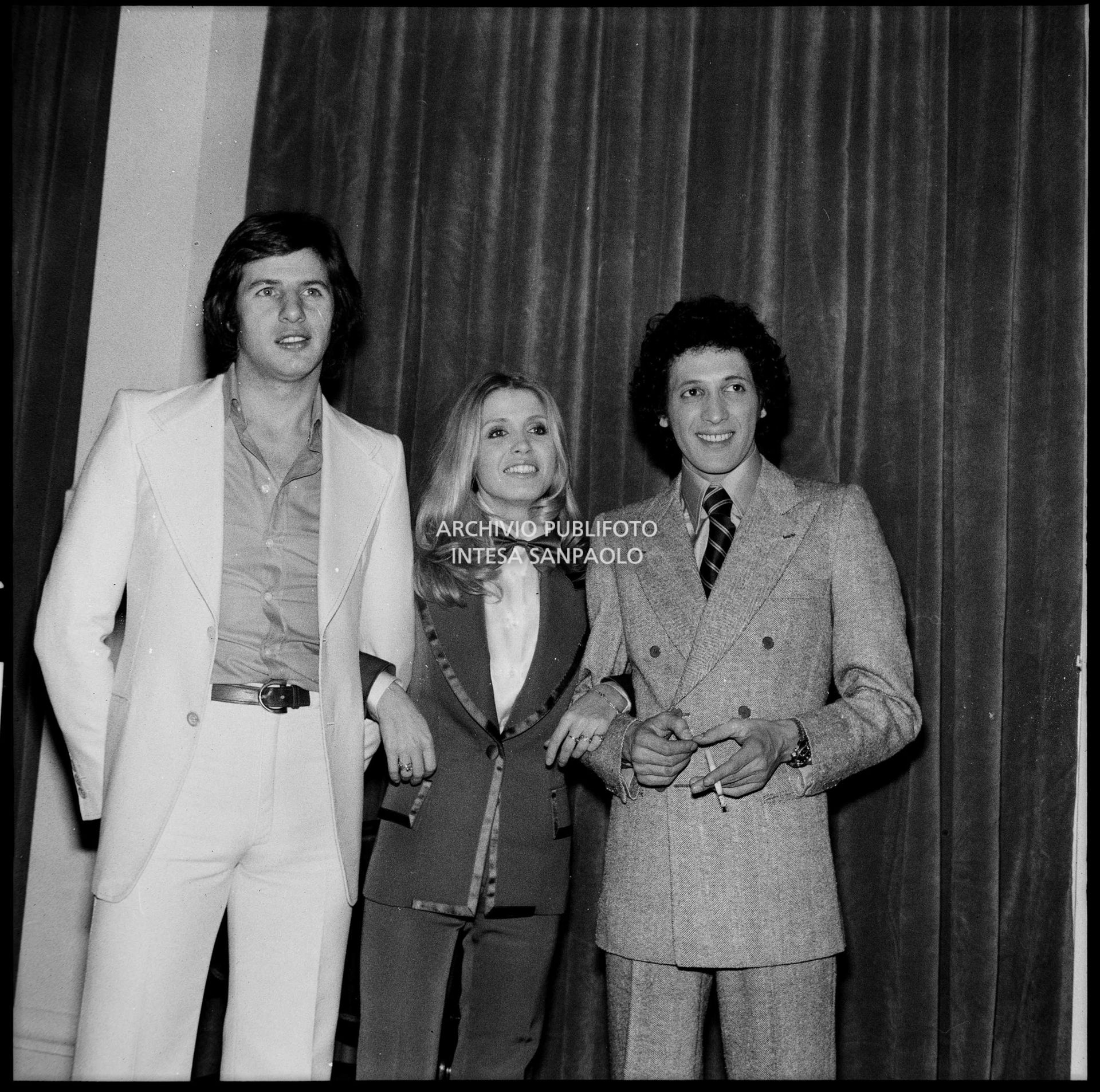 Sandro Giacobbe, Dori Ghezzi e Antonio Buonomo al XXVI Festival della canzone italiana di Sanremo