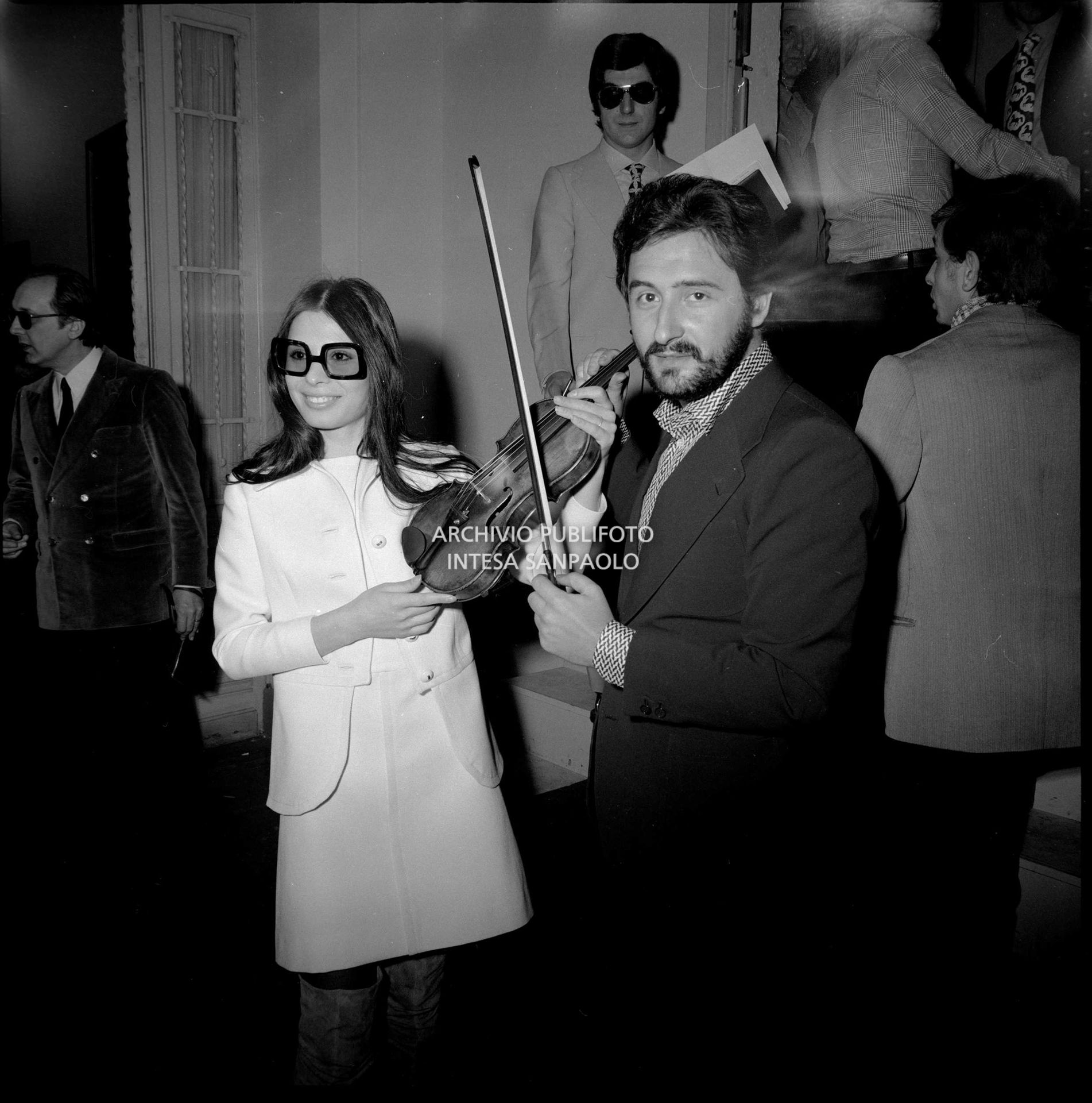 Rosanna Fratello e Pino Donaggio al XXI Festival della canzone italiana di Sanremo