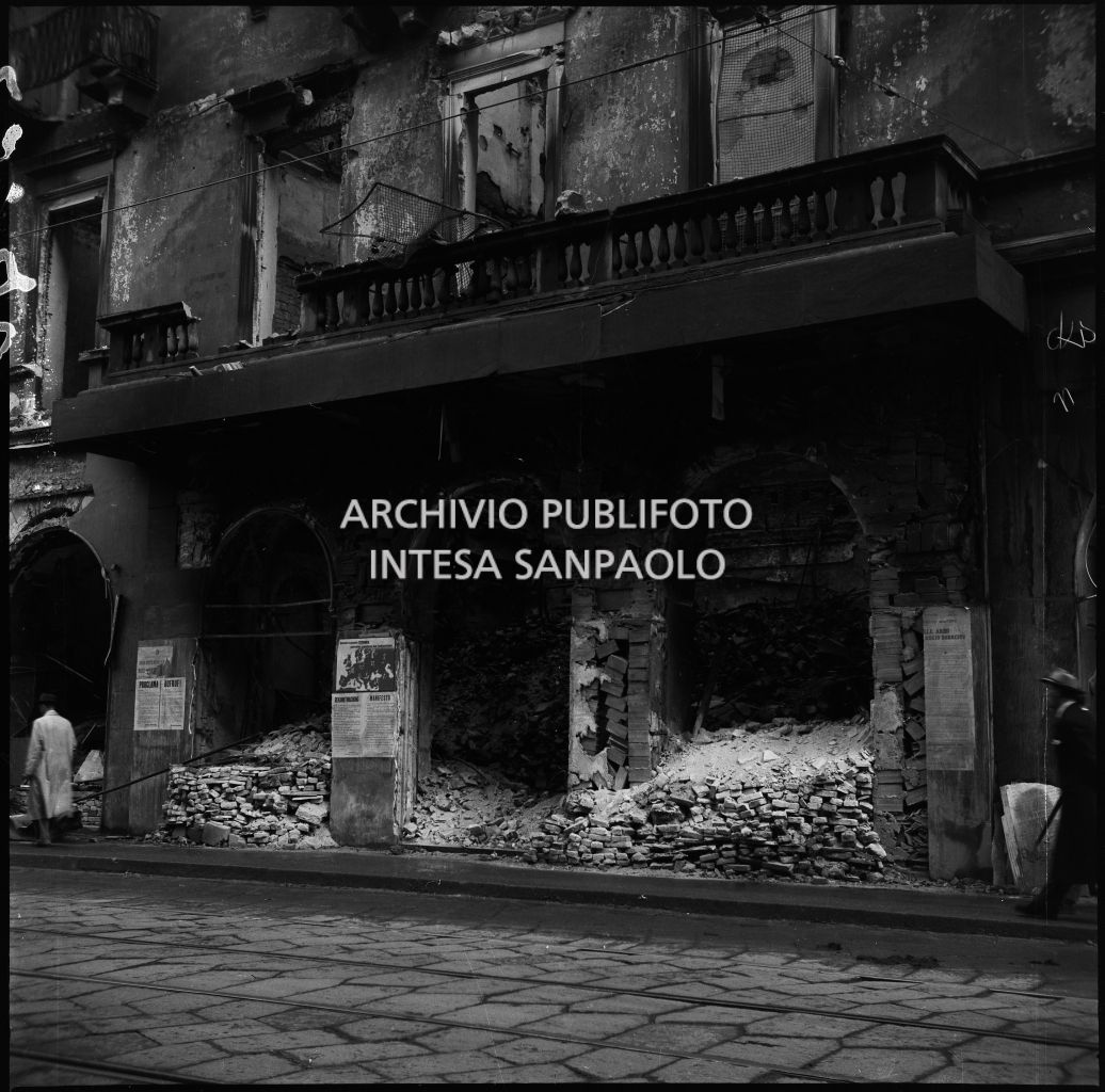 Bombardamenti. Bertelli, corso Vittorio Emanuele